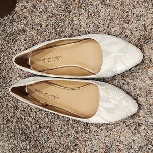 Christian Siriano for Payless Snakeskin Flats Sz 9